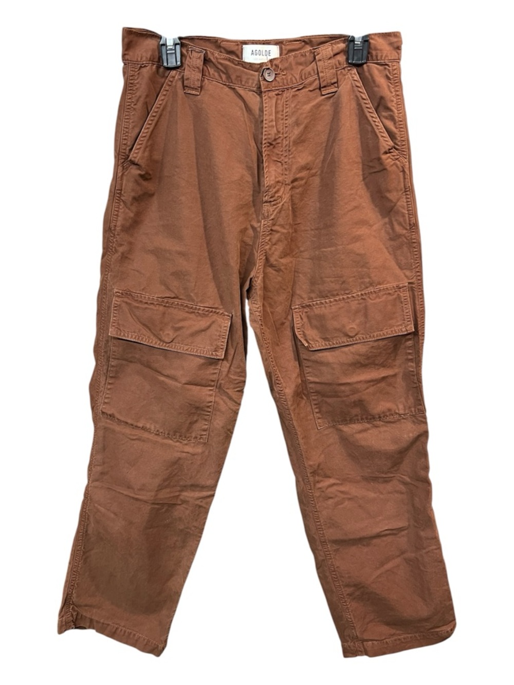 Agolde Casper Cargo Pants Cotton Brown Size 29